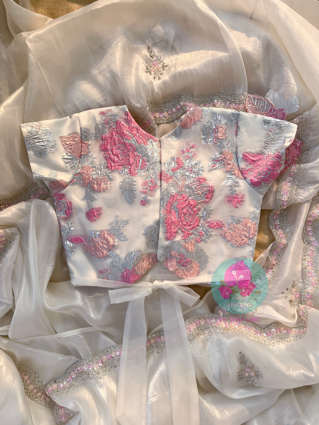 Organza jacquard Fashion Blouse
