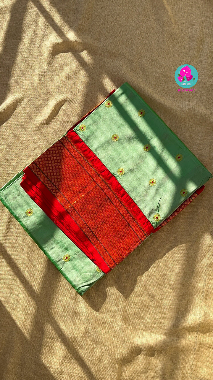 Semi Silk Saree with Narayanpet kaddi border