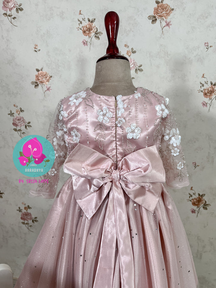 Peach Baby Frock