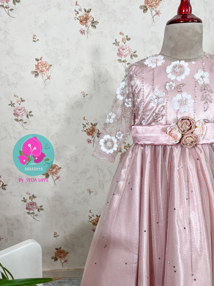 Peach Baby Frock