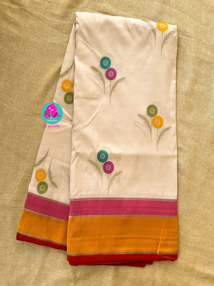Banarasi Soft Drape Saree with Kadwa Weaving