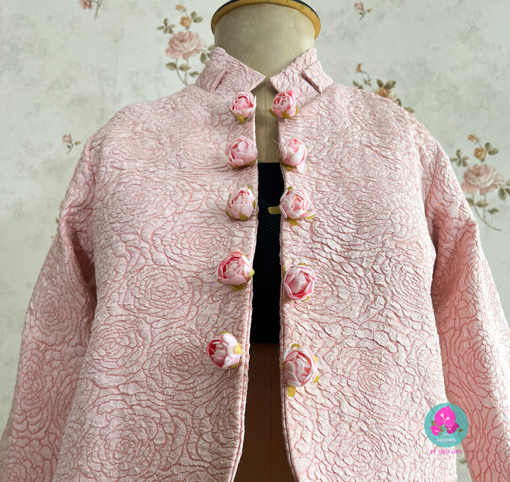 Embossed fashion Blazer