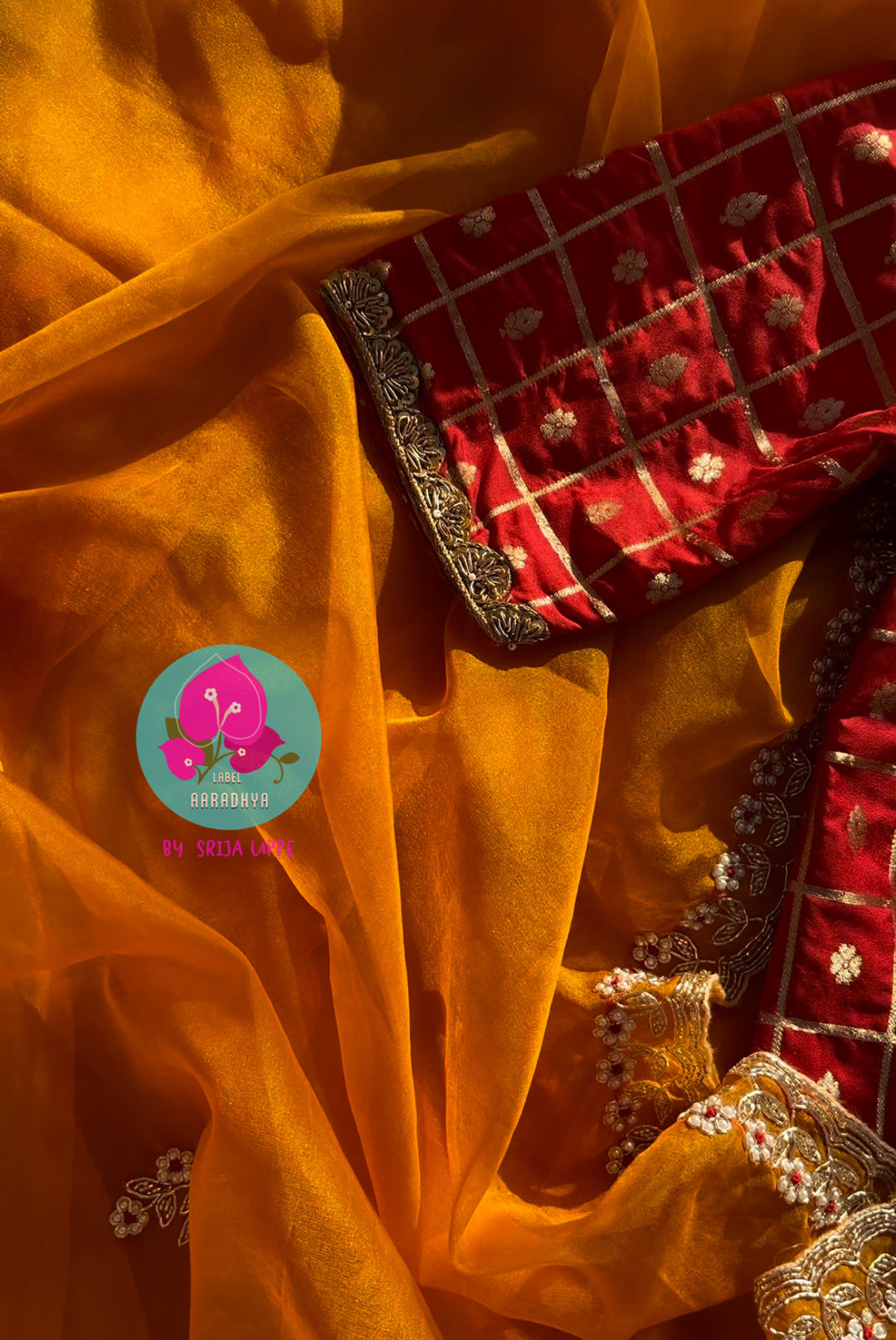 Red Banaras Blouse