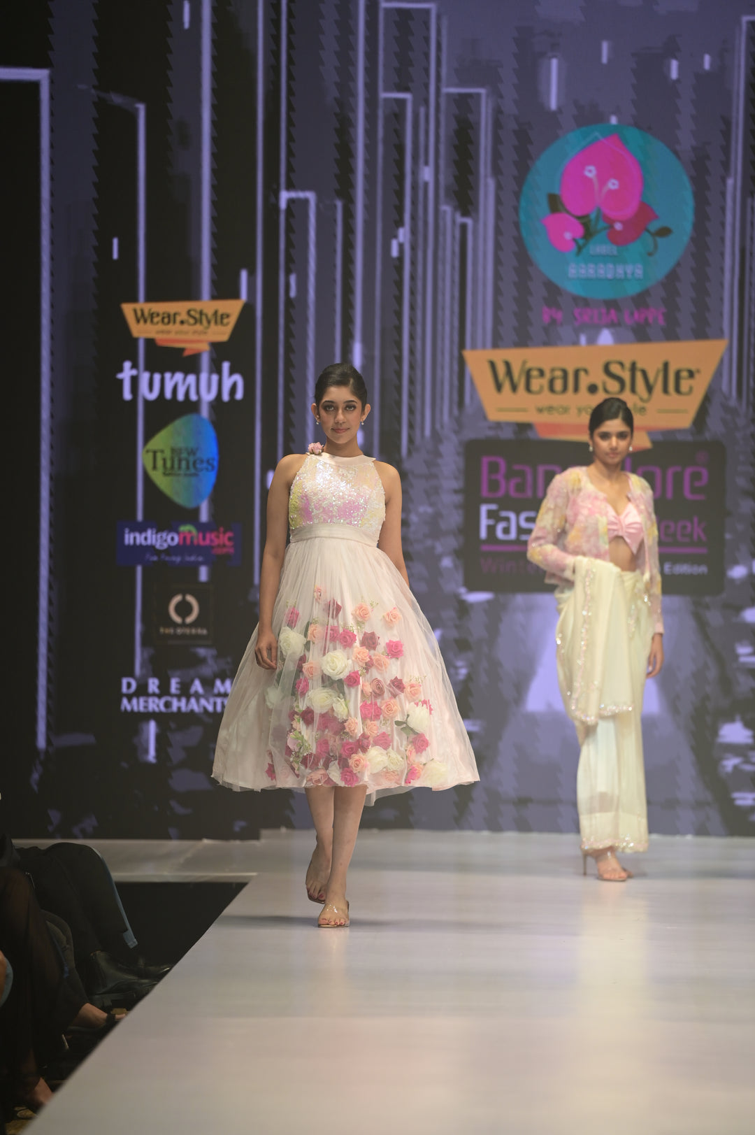 Net Flowery Frock