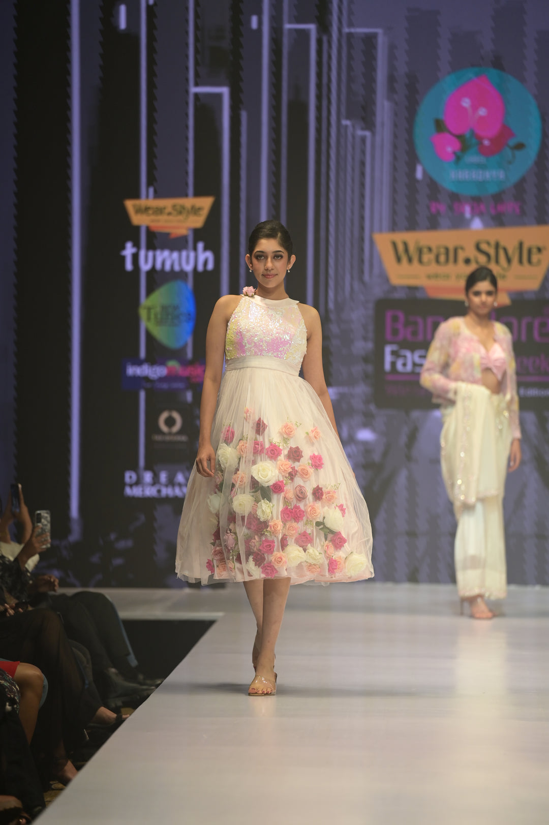 Net Flowery Frock