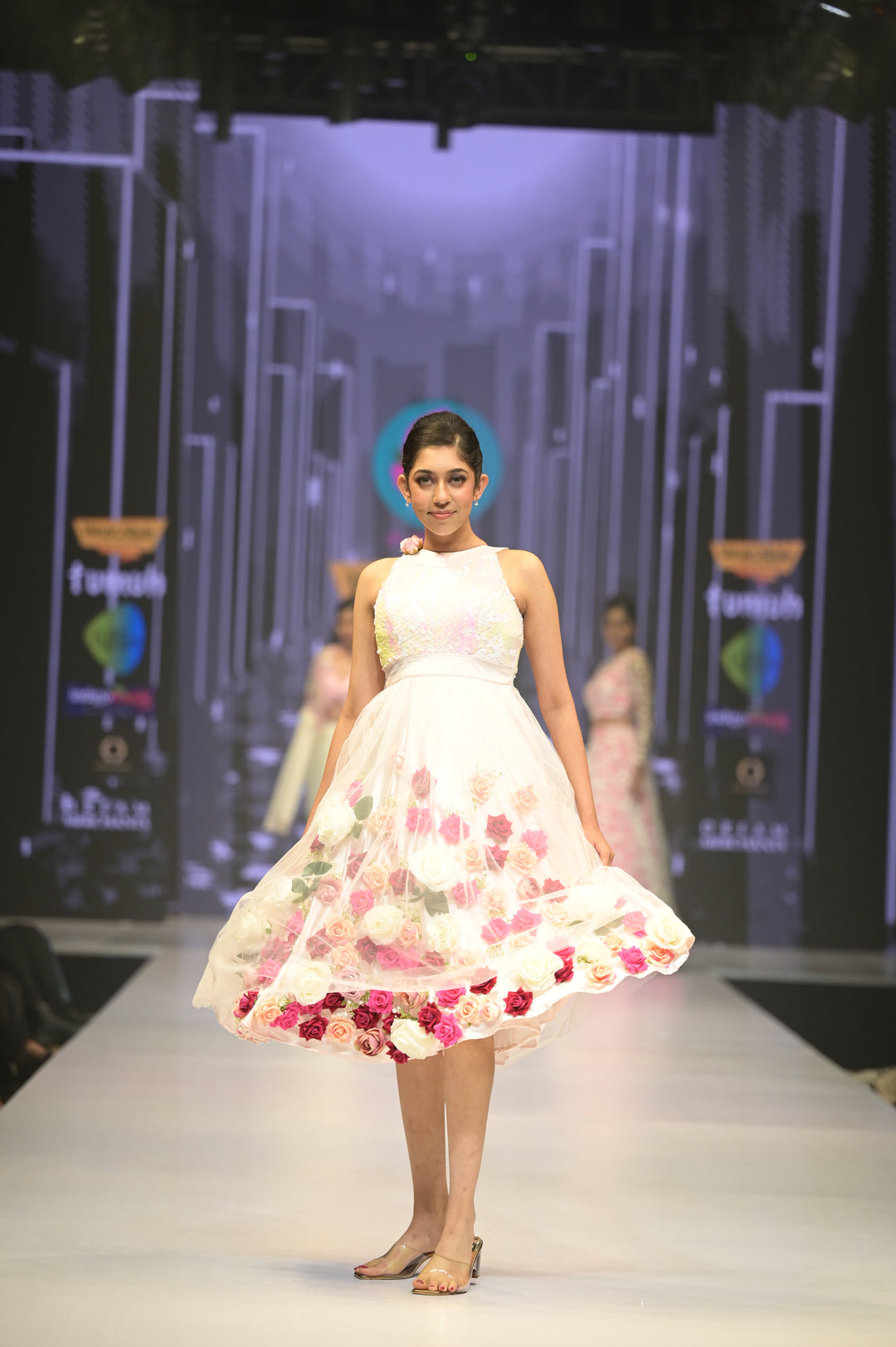 Net Flowery Frock