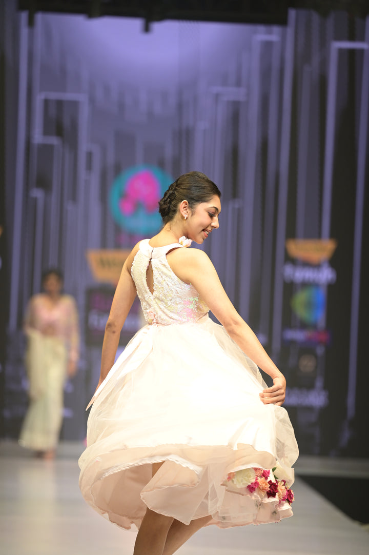 Net Flowery Frock