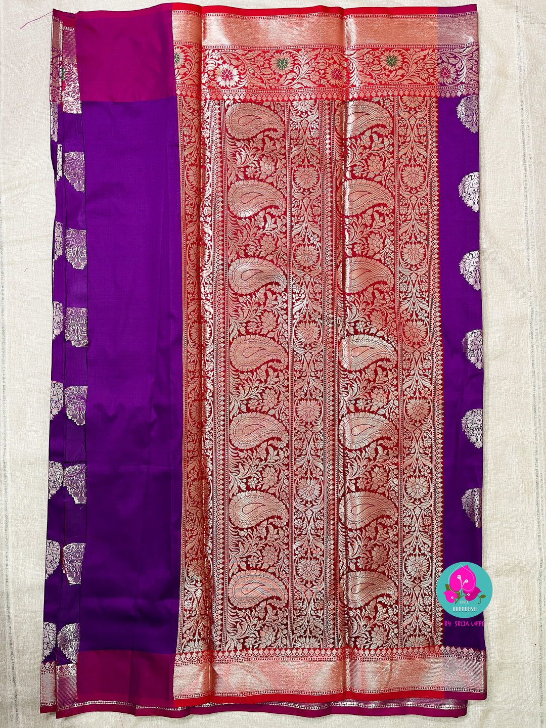 Semi silk banaras saree
