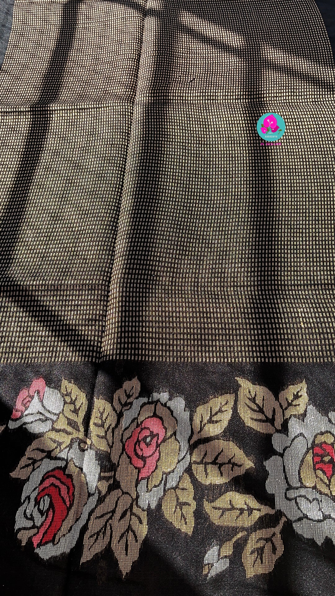 Semi khadi silk saree with Jhamdhani style weaving