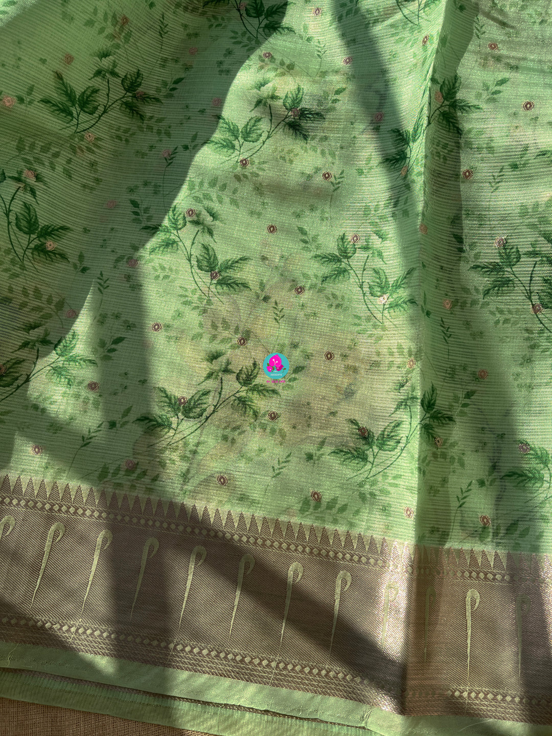 Kota silk saree in floral design with muniya  border