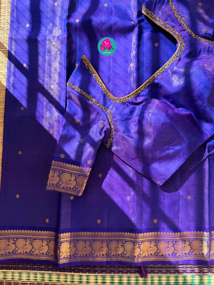 Pure Kanchipattu Handloom Saree – Where Tradition Meets Divine Radiance Paired with Blouse