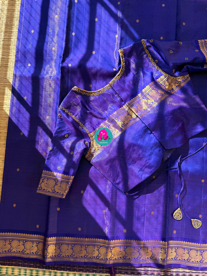 Pure Kanchipattu Handloom Saree – Where Tradition Meets Divine Radiance Paired with Blouse