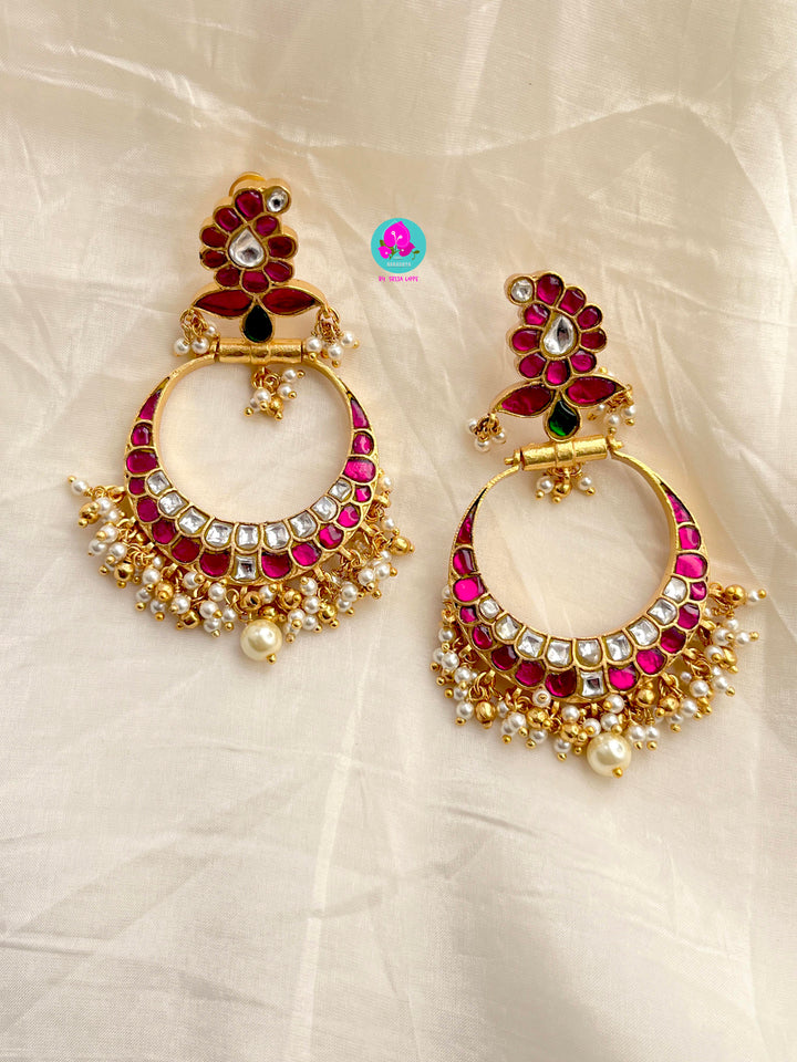 Chandbali earrings