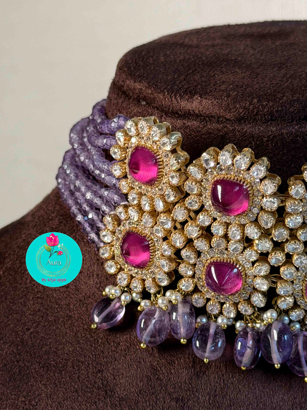 The Twilight Amethyst Symphony Choker Set