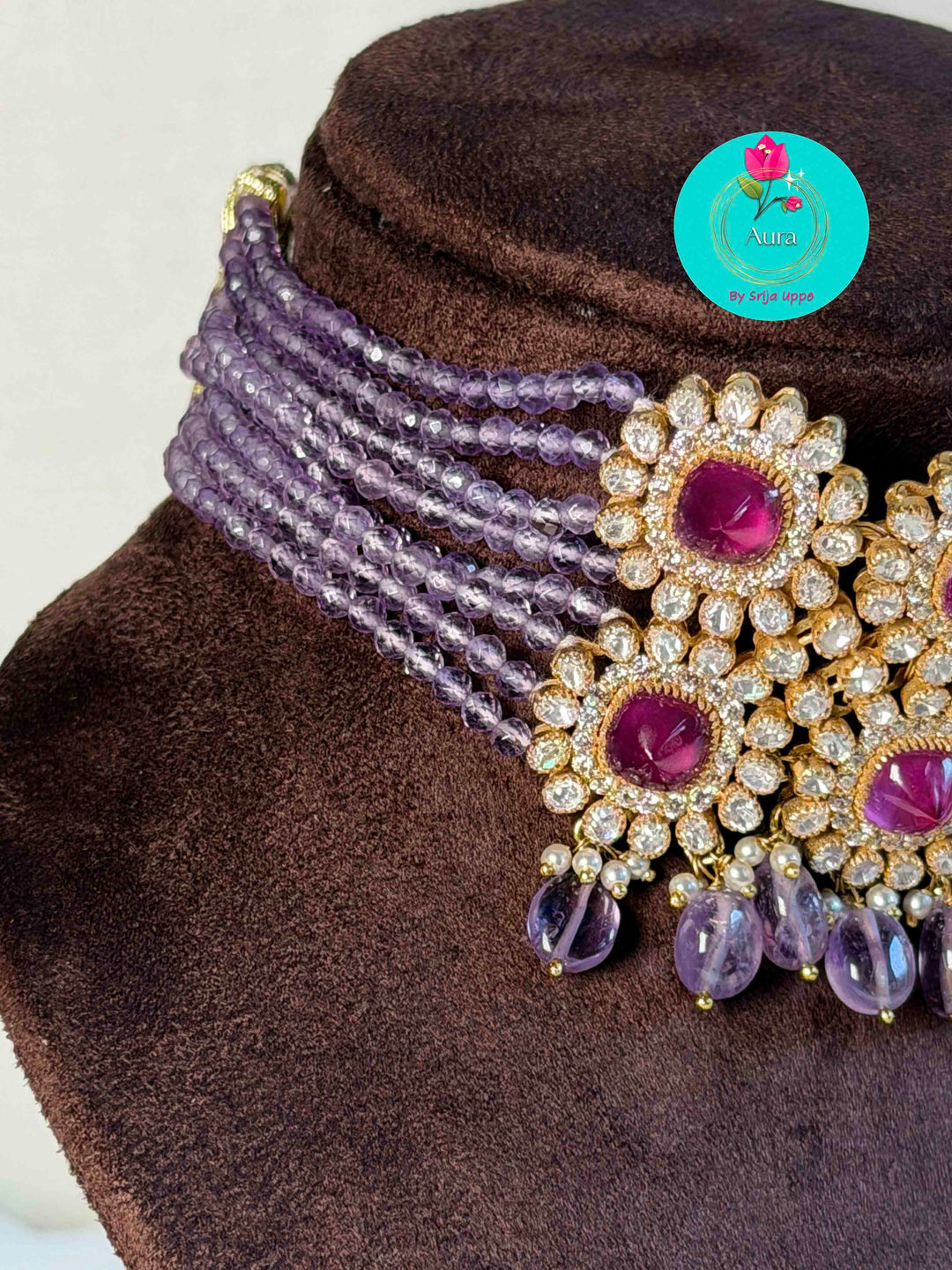 The Twilight Amethyst Symphony Choker Set