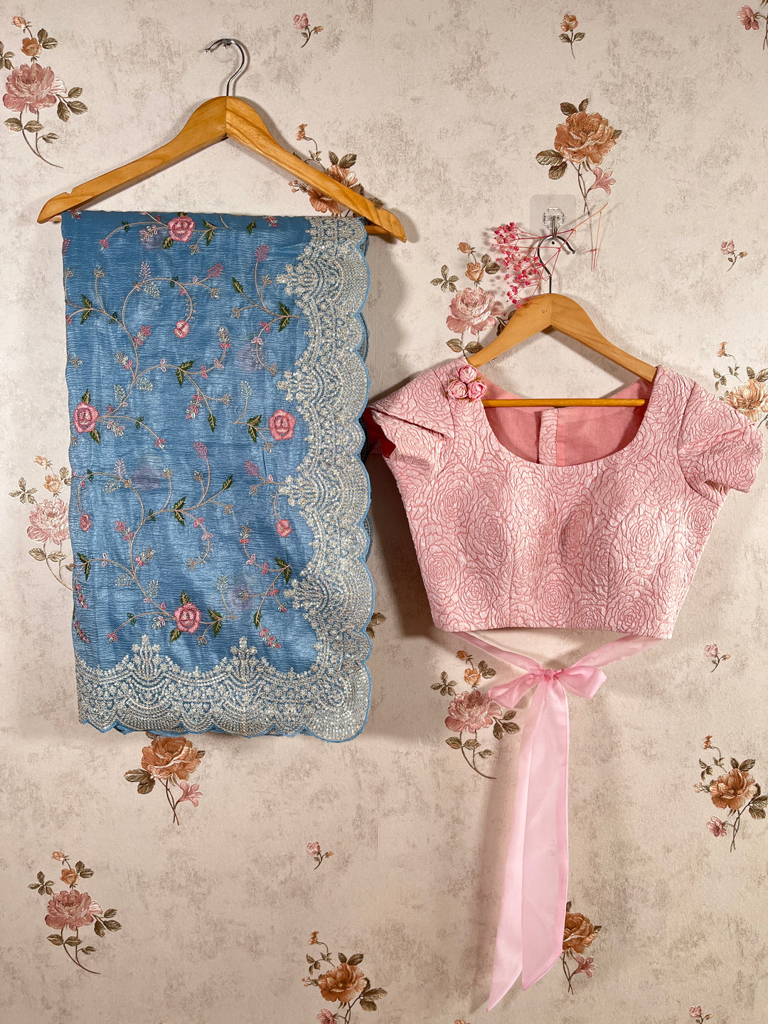 Bubblegum Pink Embossed Fashion Blouse