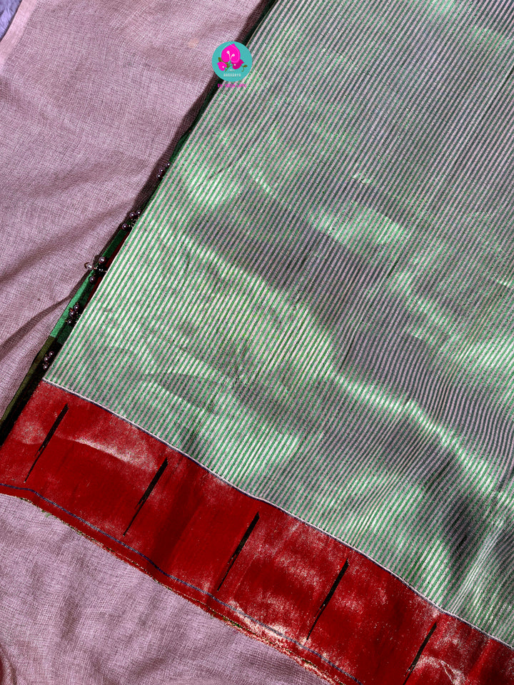 Pure Paithani Pattu saree with pure Hand worked Paithani blouse