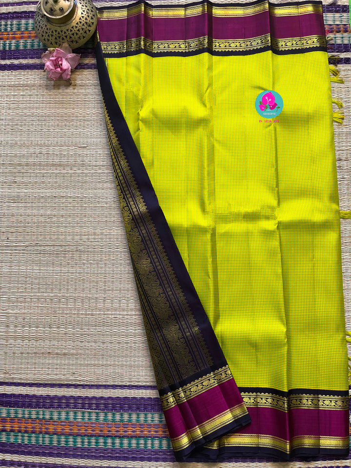 Old school madras checks with vintage border
