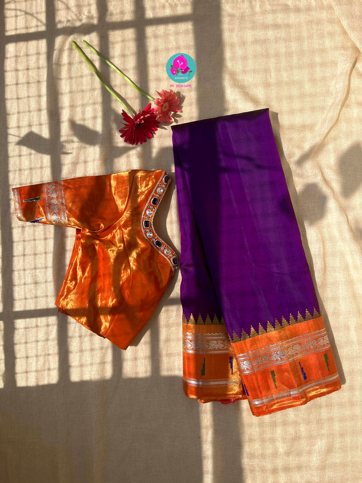 Purple Twilight & Sun-Kissed Muniya: The Gadwal Tissue Dream