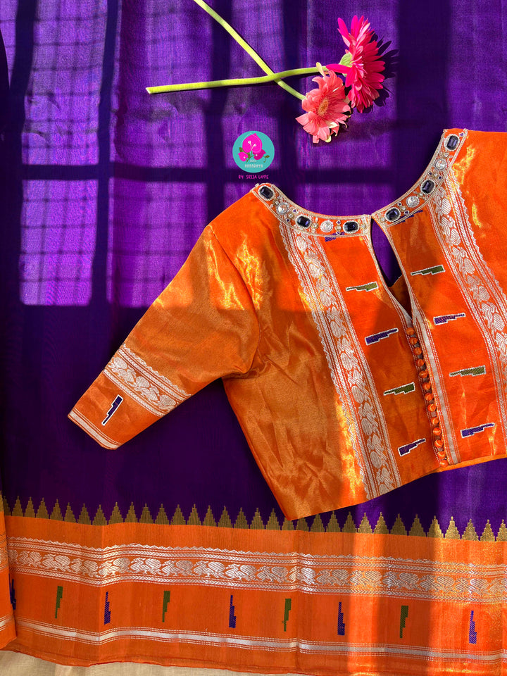 Purple Twilight & Sun-Kissed Muniya: The Gadwal Tissue Dream