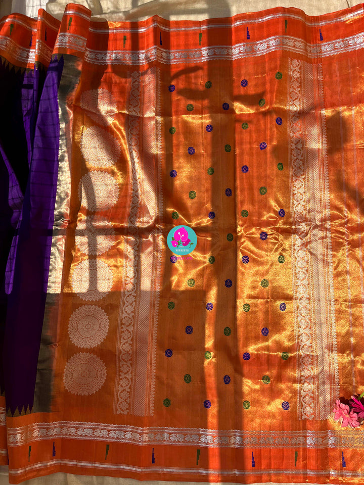 Purple Twilight & Sun-Kissed Muniya: The Gadwal Tissue Dream