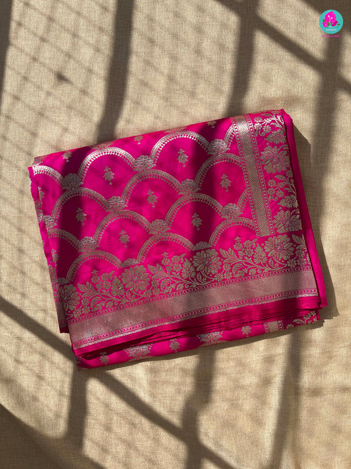 Semi Banarasi Silk Saree