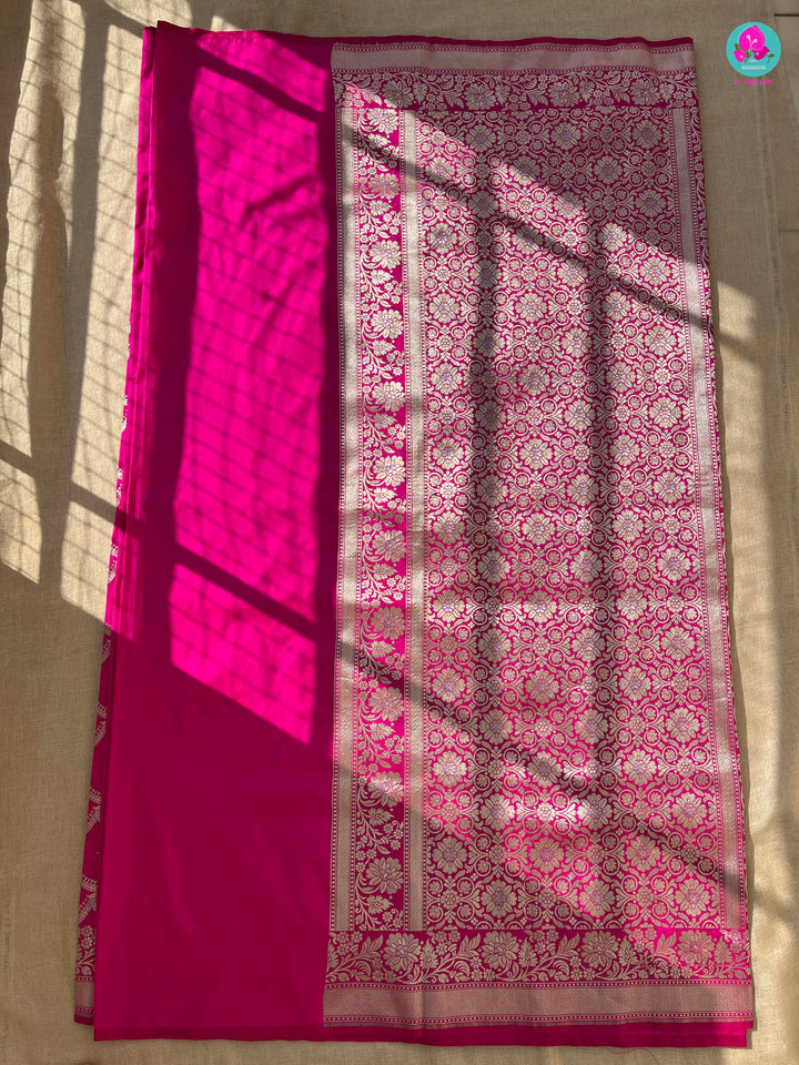 Semi Banarasi Silk Saree