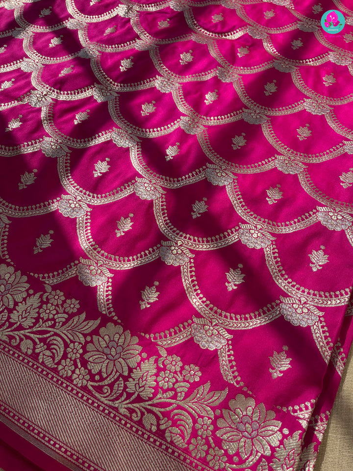 Semi Banarasi Silk Saree