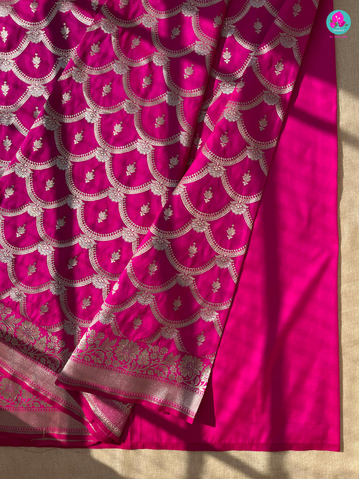 Semi Banarasi Silk Saree