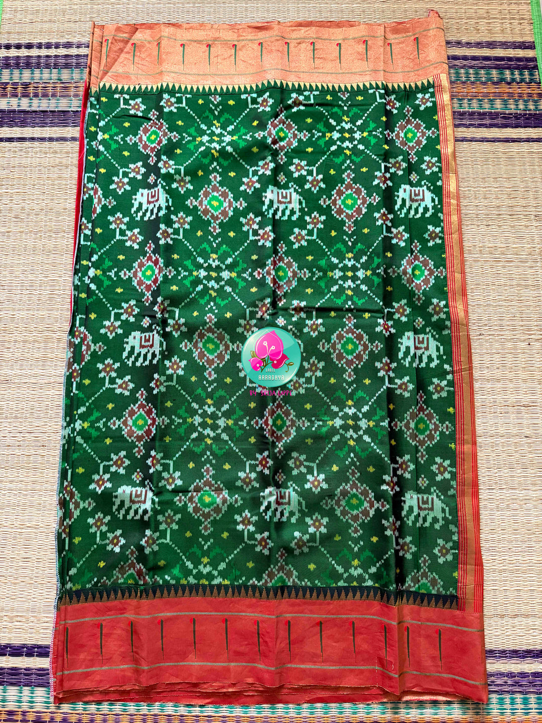 The Sovereign Confluence: 8-Ply Patan Patola & Paithani Fusion Saree
