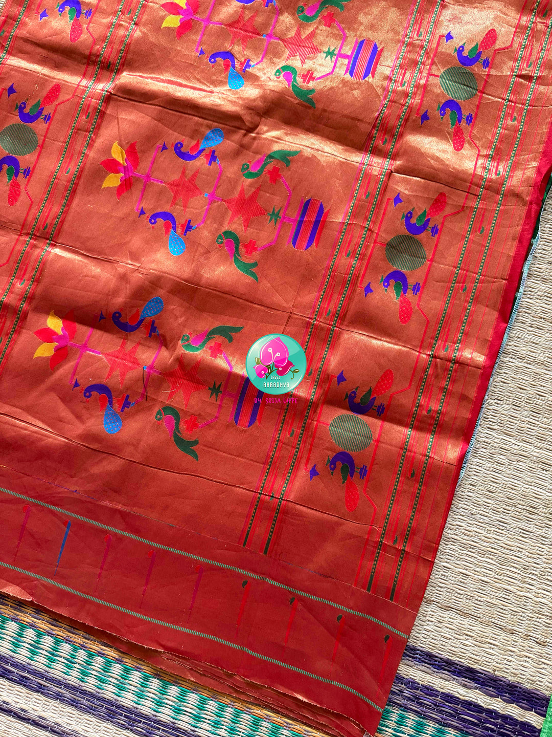 The Sovereign Confluence: 8-Ply Patan Patola & Paithani Fusion Saree
