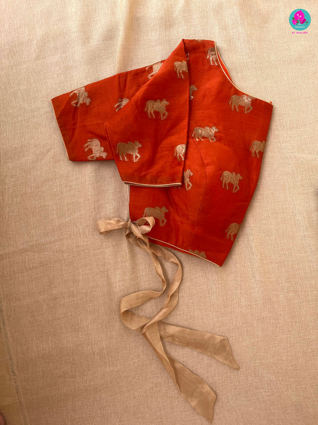 Pure Kora Tissue silk Saree with pure Chanderi silk blouse