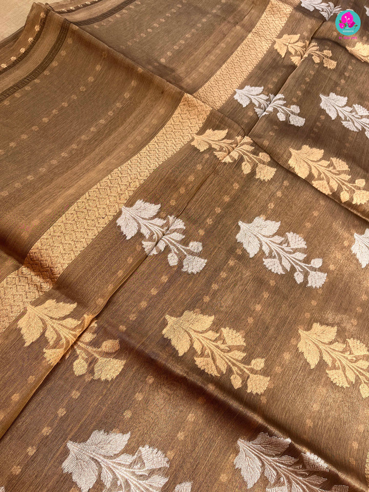 Pure Kora Tissue silk Saree