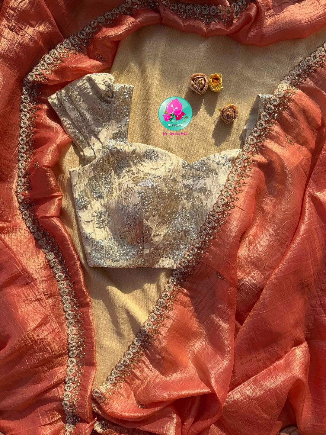 Coral Sunset & Frosted Pearl Elegance
