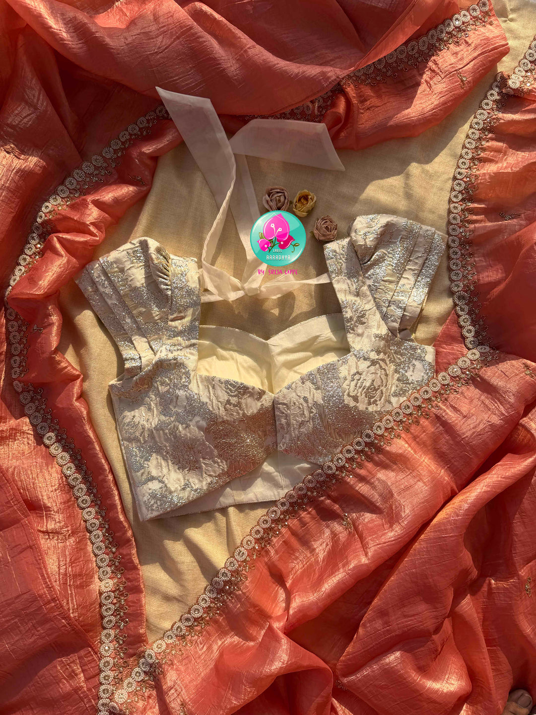 Coral Sunset & Frosted Pearl Elegance