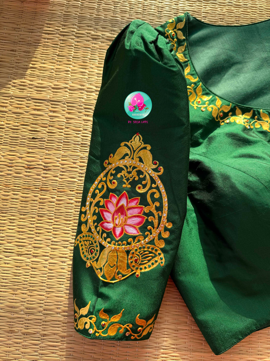 Wearable Art: The Emerald Tanjore Silk Blouse