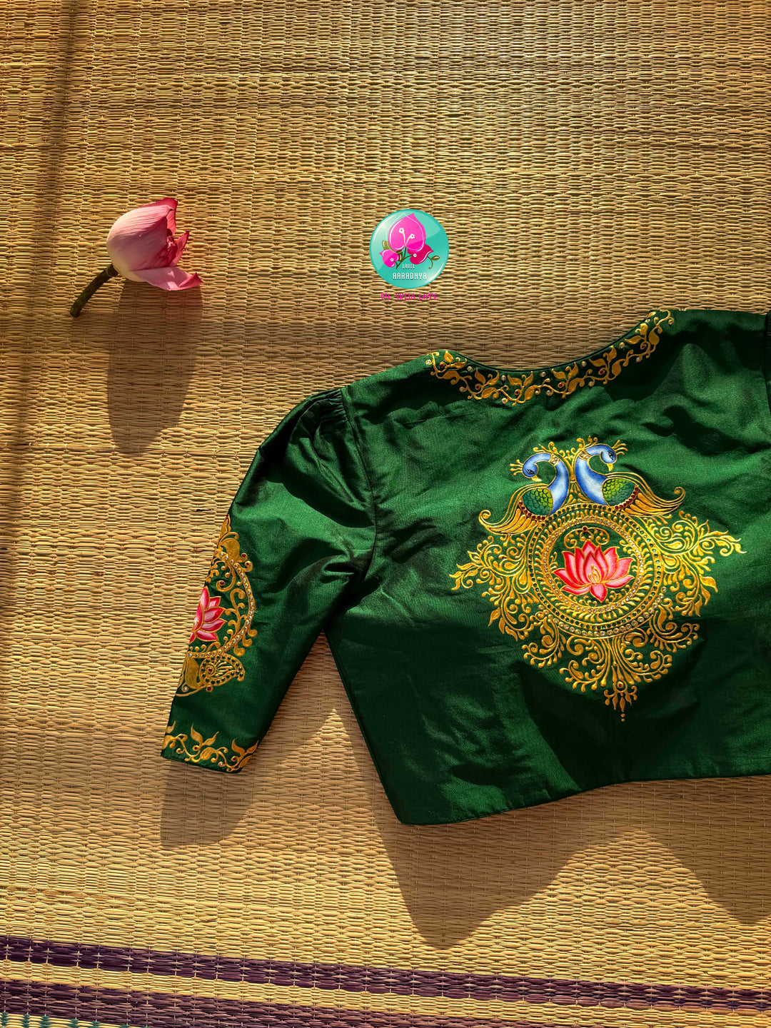 Wearable Art: The Emerald Tanjore Silk Blouse
