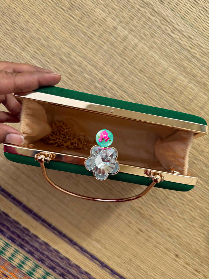 Floral Sovereignty: The Lotus Kanchipattu & Emerald Tanjore Fusion