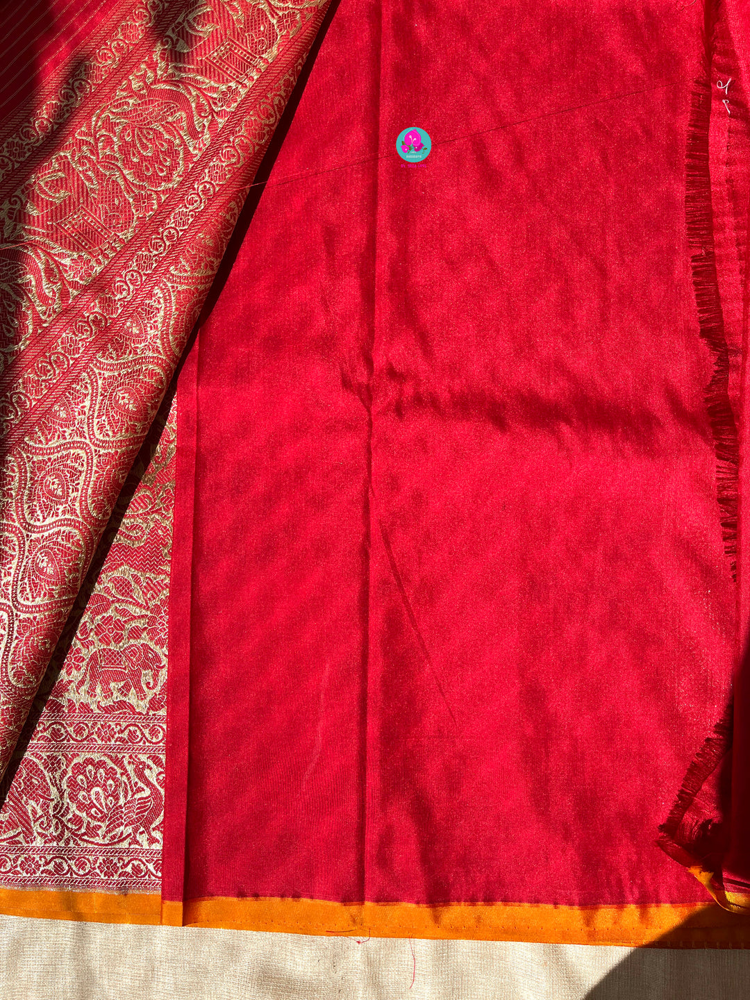Banarasi Silk Saree with Vintage Shikarga Design
