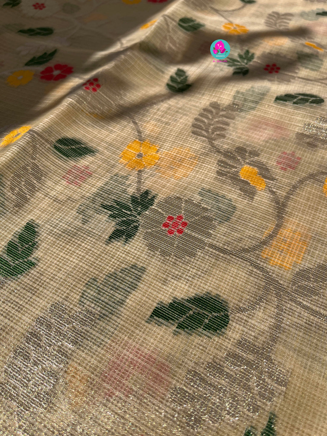 Zari Kota Silk Saree with Muniya Border