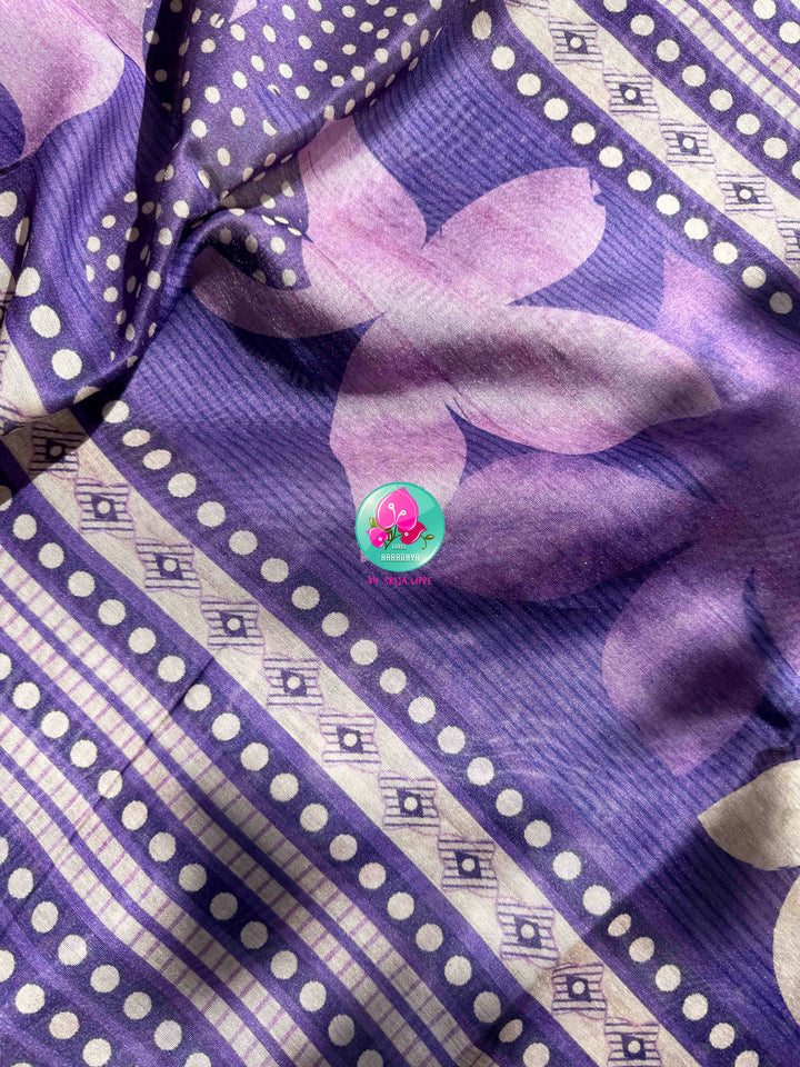 Effortless Elegance: Chanderi Tussar Silk Saree