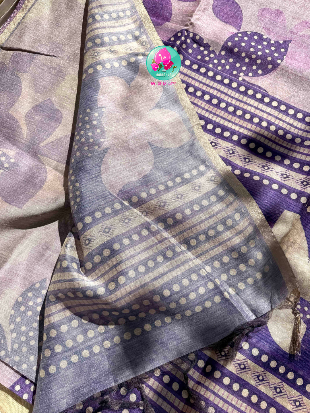 Effortless Elegance: Chanderi Tussar Silk Saree