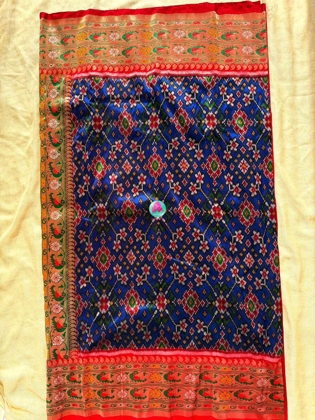 Royal Fusion: Banarasi Meenakari & Royal Blue Patan Patola Silk Saree
