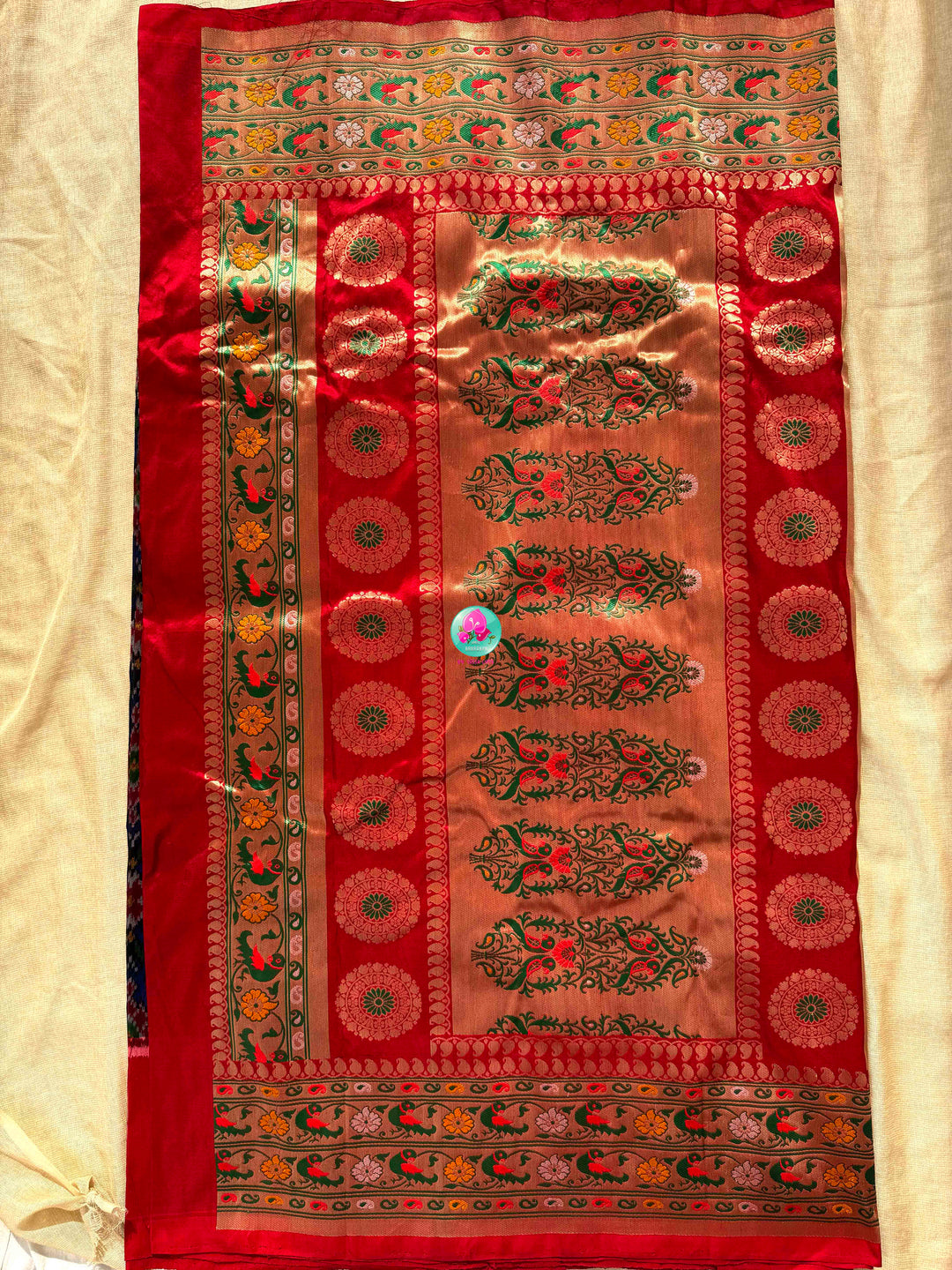 Royal Fusion: Banarasi Meenakari & Royal Blue Patan Patola Silk Saree