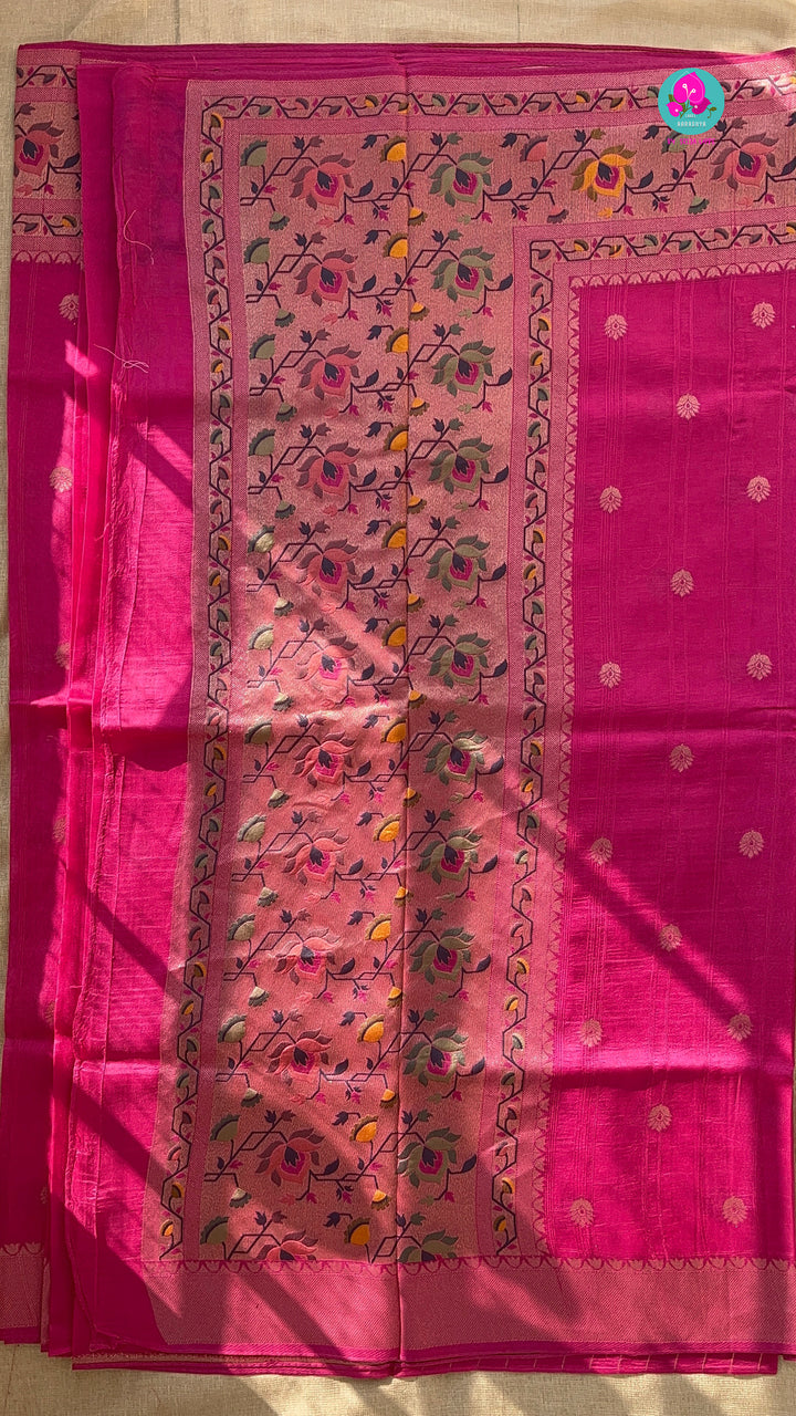 Banarasi Tussar Georgette Saree With beautiful border