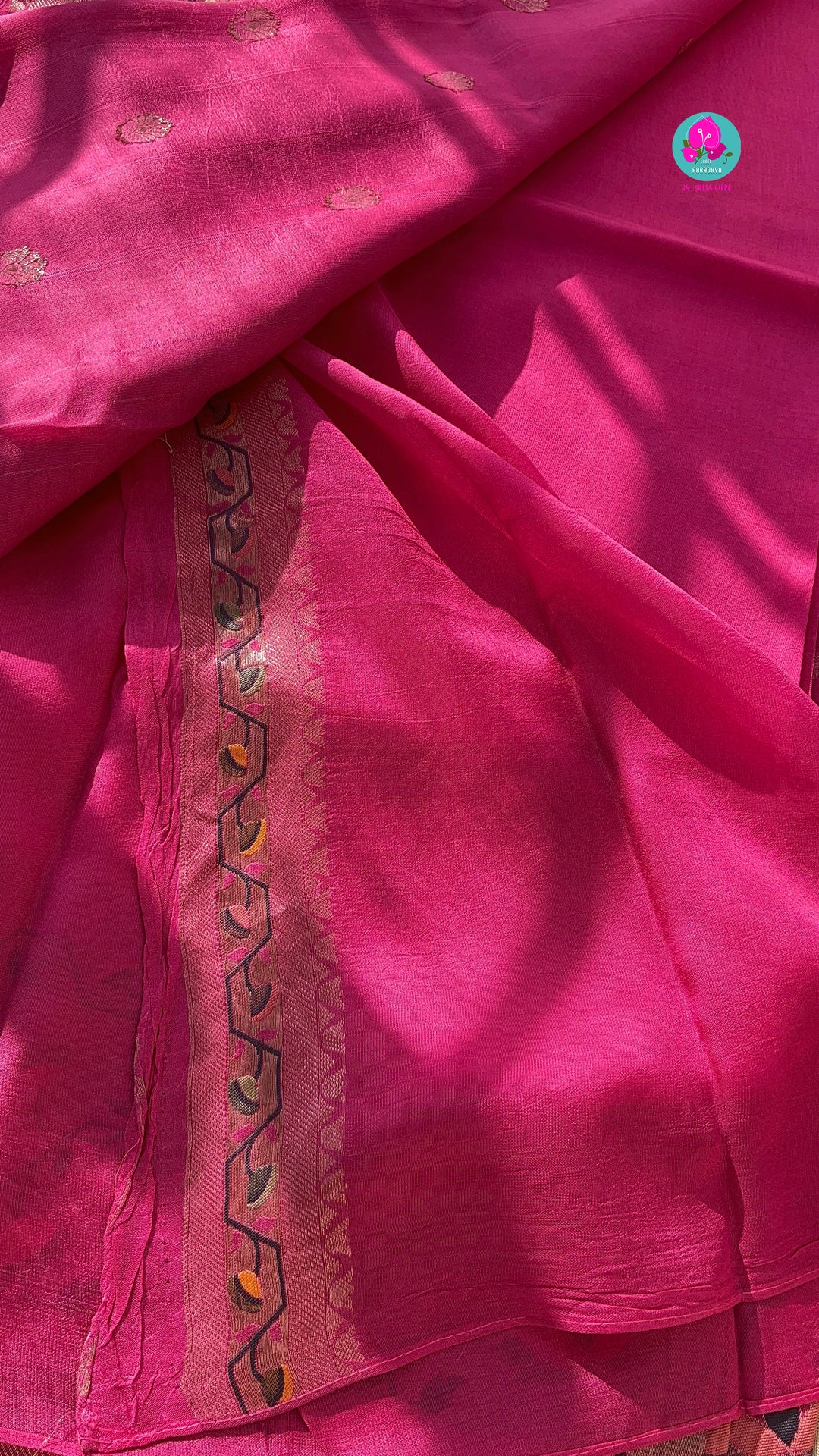 Banarasi Tussar Georgette Saree With beautiful border