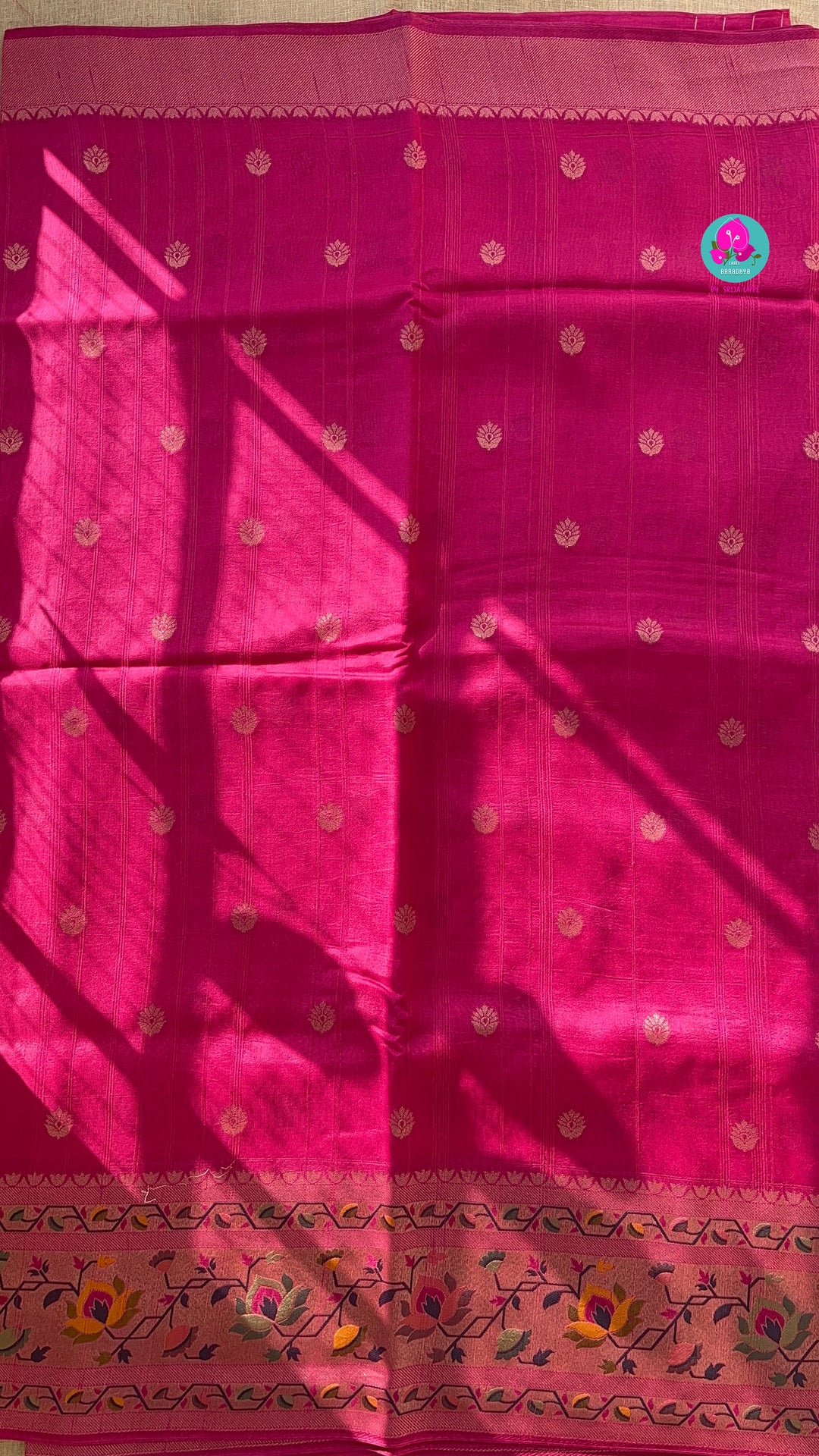 Banarasi Tussar Georgette Saree With beautiful border