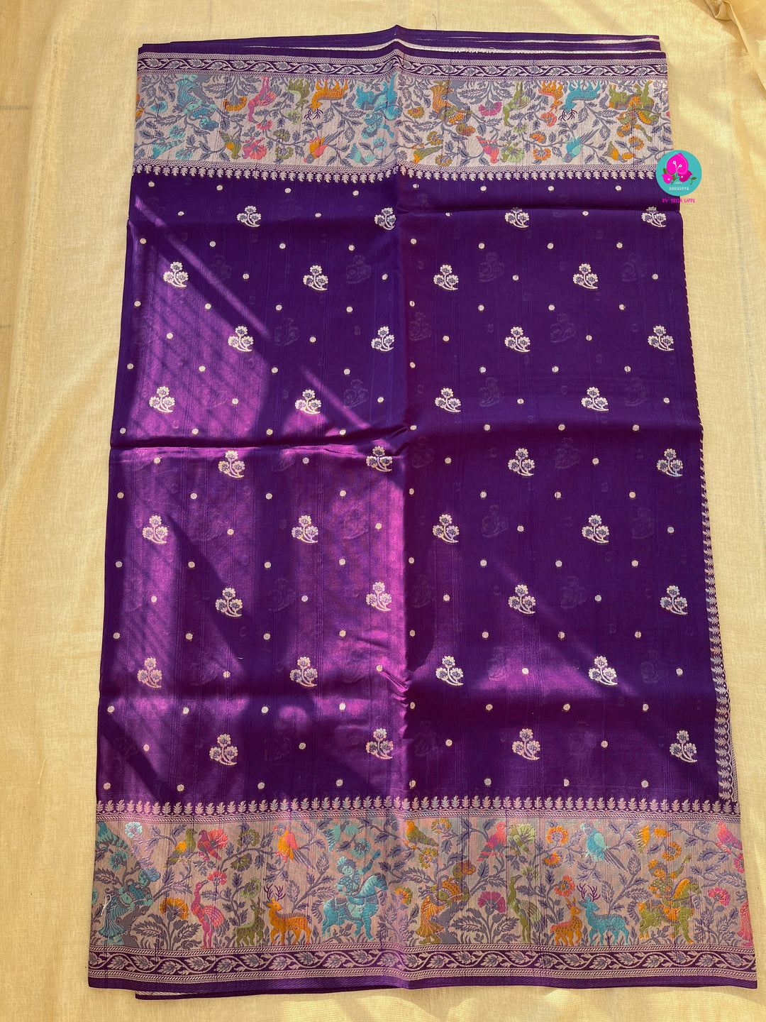 Banarasi Tussar Georgette Saree With beautiful border