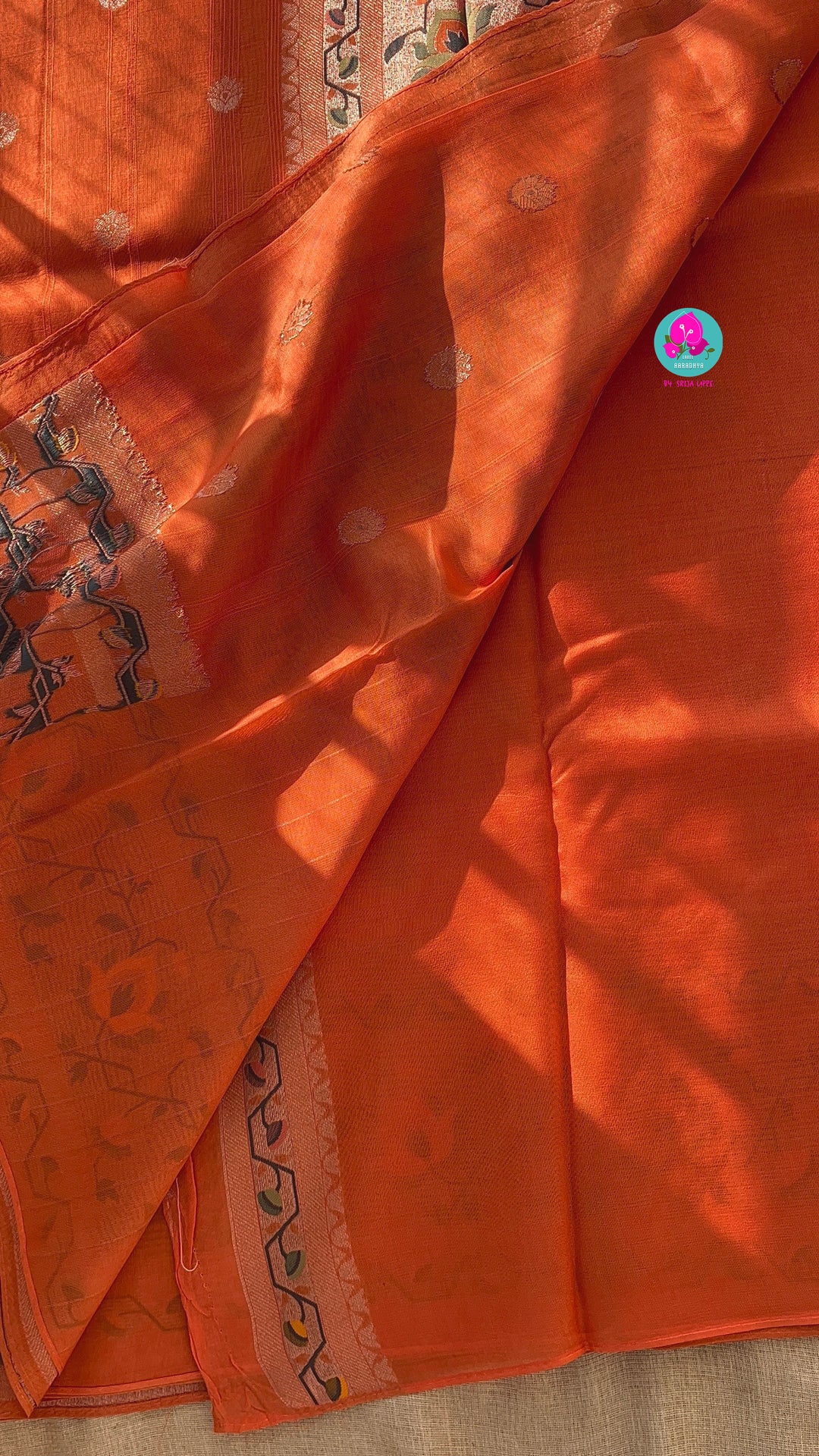 Banarasi Tussar Georgette Saree With beautiful border