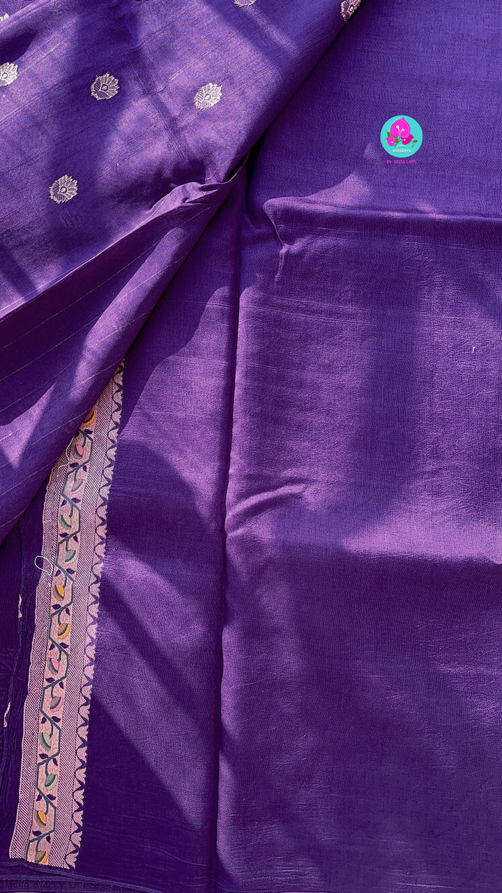 Banarasi Tussar Georgette Saree With beautiful border